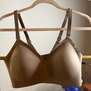 Elegant Tan Wireless Bra